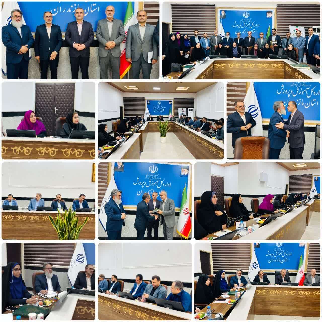برگزاری نشست هم اندیشی نمایندگان مجمع فرزندان شاهد فرهنگی استان مازندران با مدیر کل آموزش پرورش و بنیاد شهید و امور ایثارگران