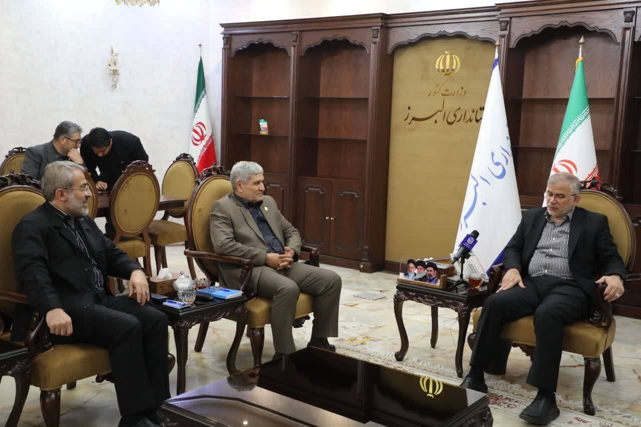 دیدار سرپرست دانشگاه فرهنگیان با استاندار البرز