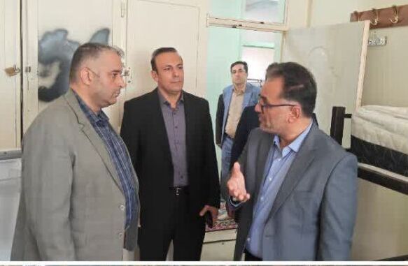 بازدید رئیس امور آموزش و پرورش عمومی و مهارتی سازمان برنامه‌ و بودجه کشور و مدیرکل نوسازی مدارس آذربایجان شرقی از دانشگاه فرهنگیان استان