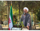 برگزاری مراسم اهتزاز پرچم مقدس جمهوری اسلامی ایران و عطرافشانی و تجدید میثاق با شهید خوشنام دانشگاه فرهنگیان یزد