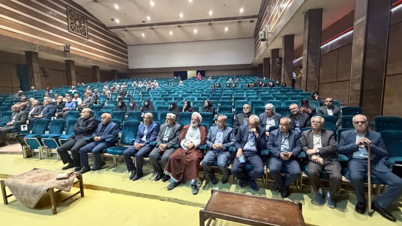 مراسم بزرگداشت چهلمین روز  درگذشت پیشکسوت عرصه تعلیم و تربیت استان شادروان علی مشاهیری