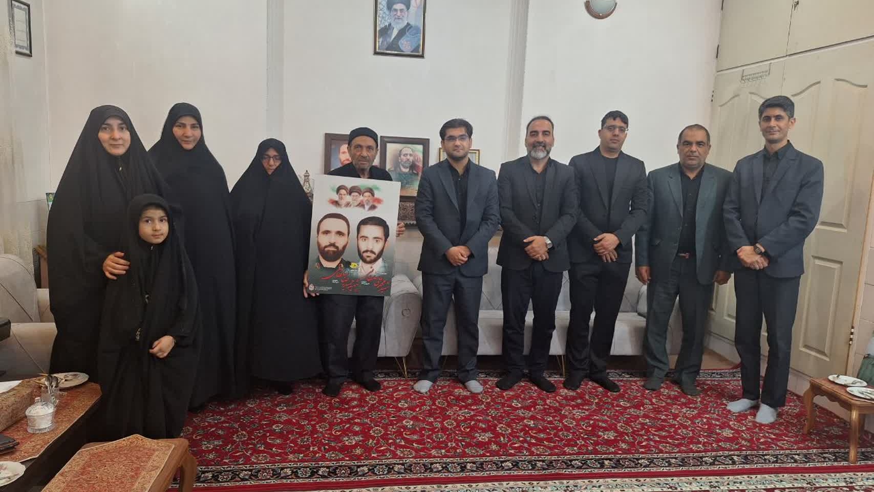 دیدار سرپرست دانشگاه فرهنگیان یزد با خانواده سردار شهید حمیدرضا سلطانی