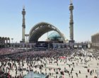 کاروان اعزامی دانشجویان دانشگاه فرهنگیان زنجان در مراسم وداع با رهبر شهید