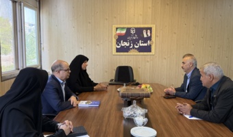 بازدید معاون آموزشی و تحصیلات تکمیلی دانشگاه فرهنگیان از دانشگاه فرهنگیان استان زنجان