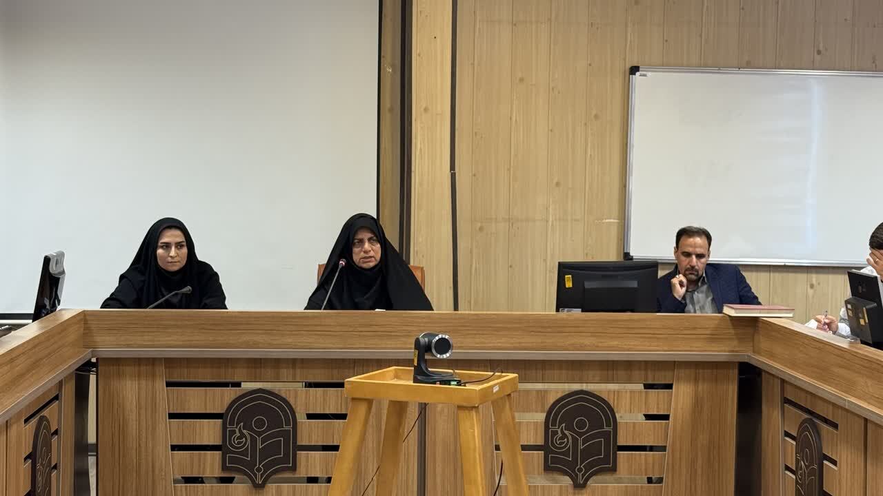 جلسه معارفه رئیس دانشکده علوم انسانی دکتر سعیده محمدی