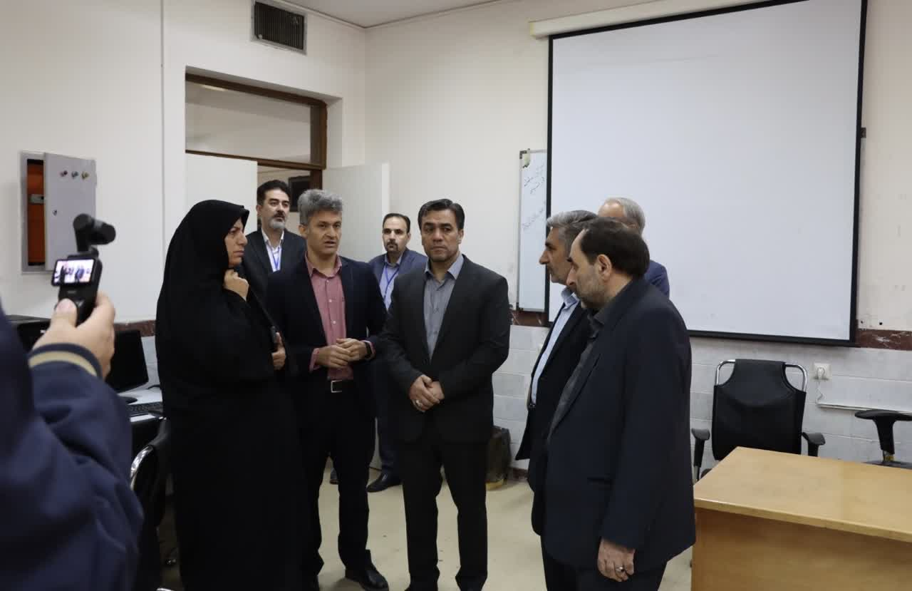 بازدید مدیر کل هیئت مرکزی گزینش وزارت آموزش و پرورش از مراکز ارزیابی شایستگی معلمی در دانشگاه فرهنگیان استان زنجان